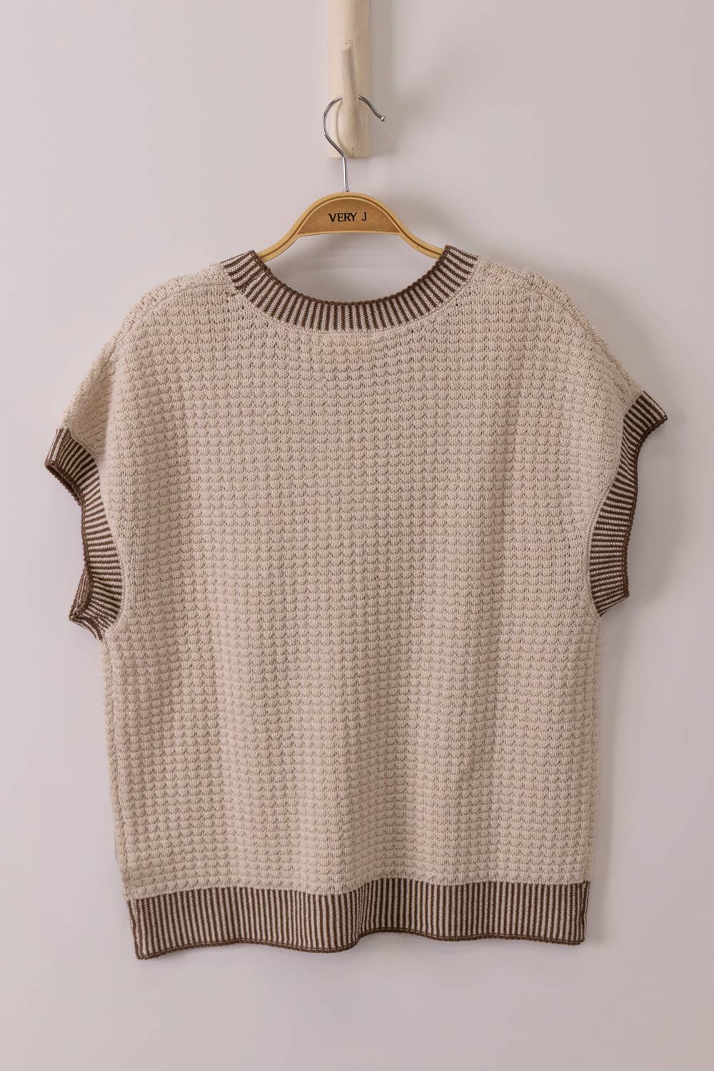 Sleeveless Knit Sweater