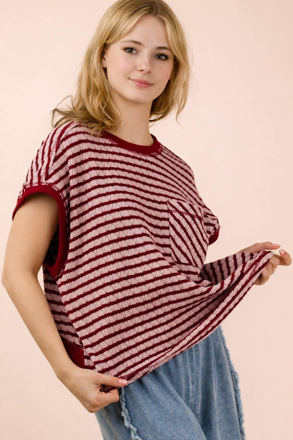 Open Back Knit Top