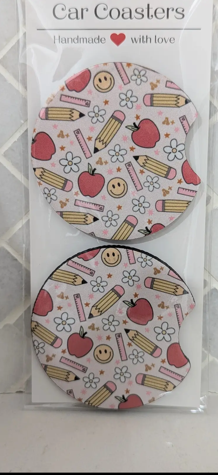 Teacher Car Coasters! LAST ONE!!
