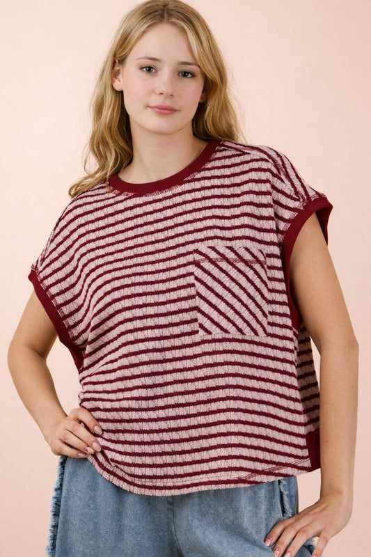Open Back Knit Top