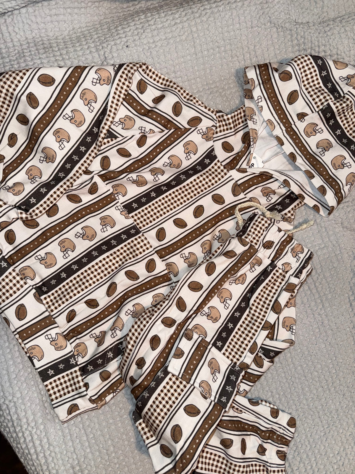 Touchdowns and Stripes Cargo Set