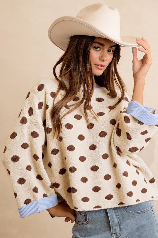 Polka Dot Sweater