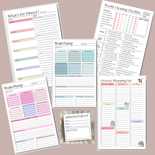 Sticky Notepads: 6 Options!